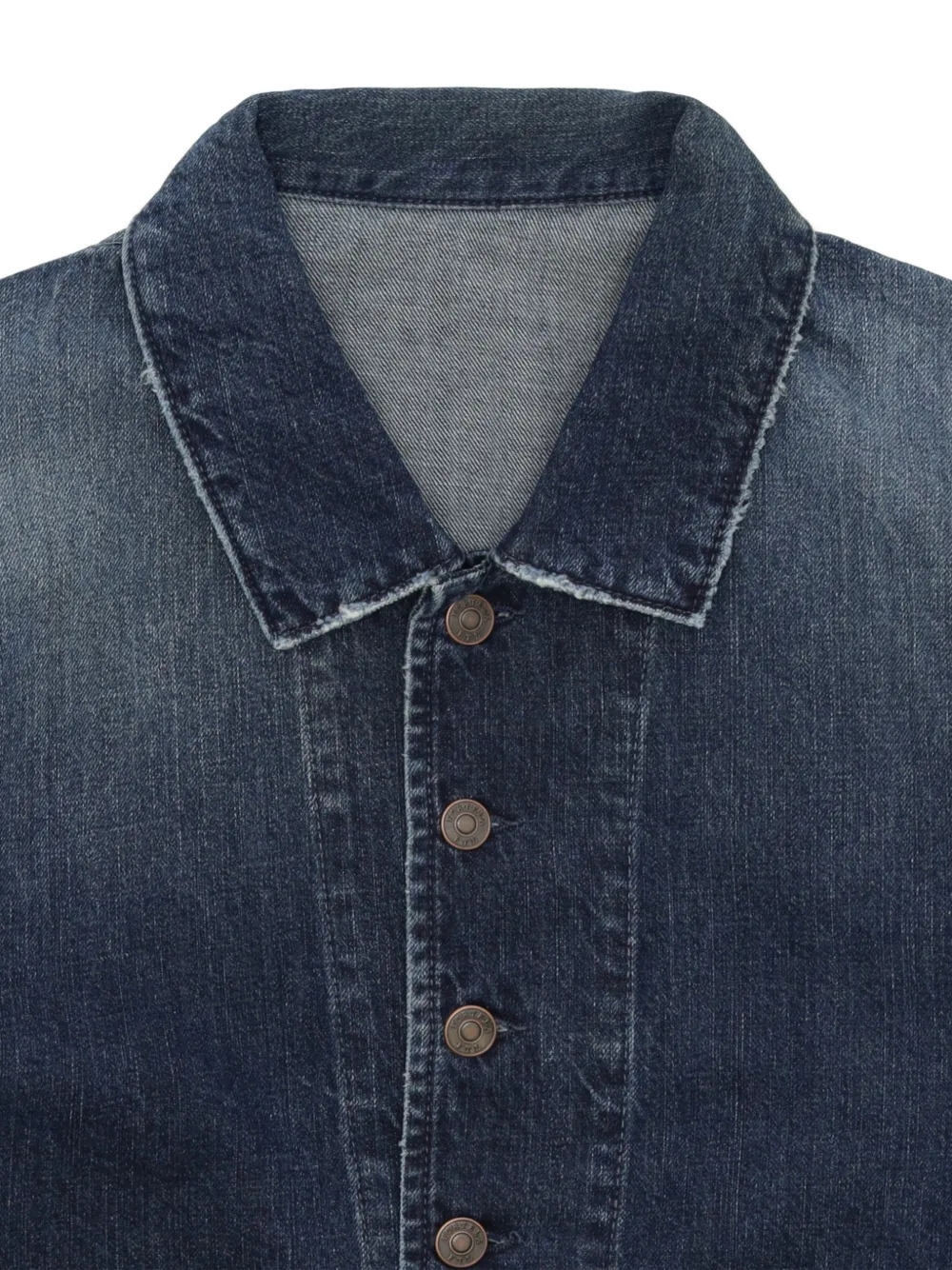  Fortela Clays Patch-pocket Denim Jacket - Blue 