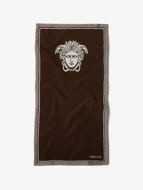 Versace terry jacquard Medusa bath towel