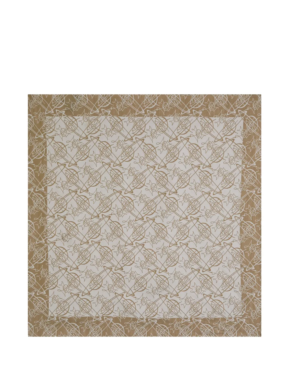 Vivienne Westwood Orb-print scarf - Toni neutri