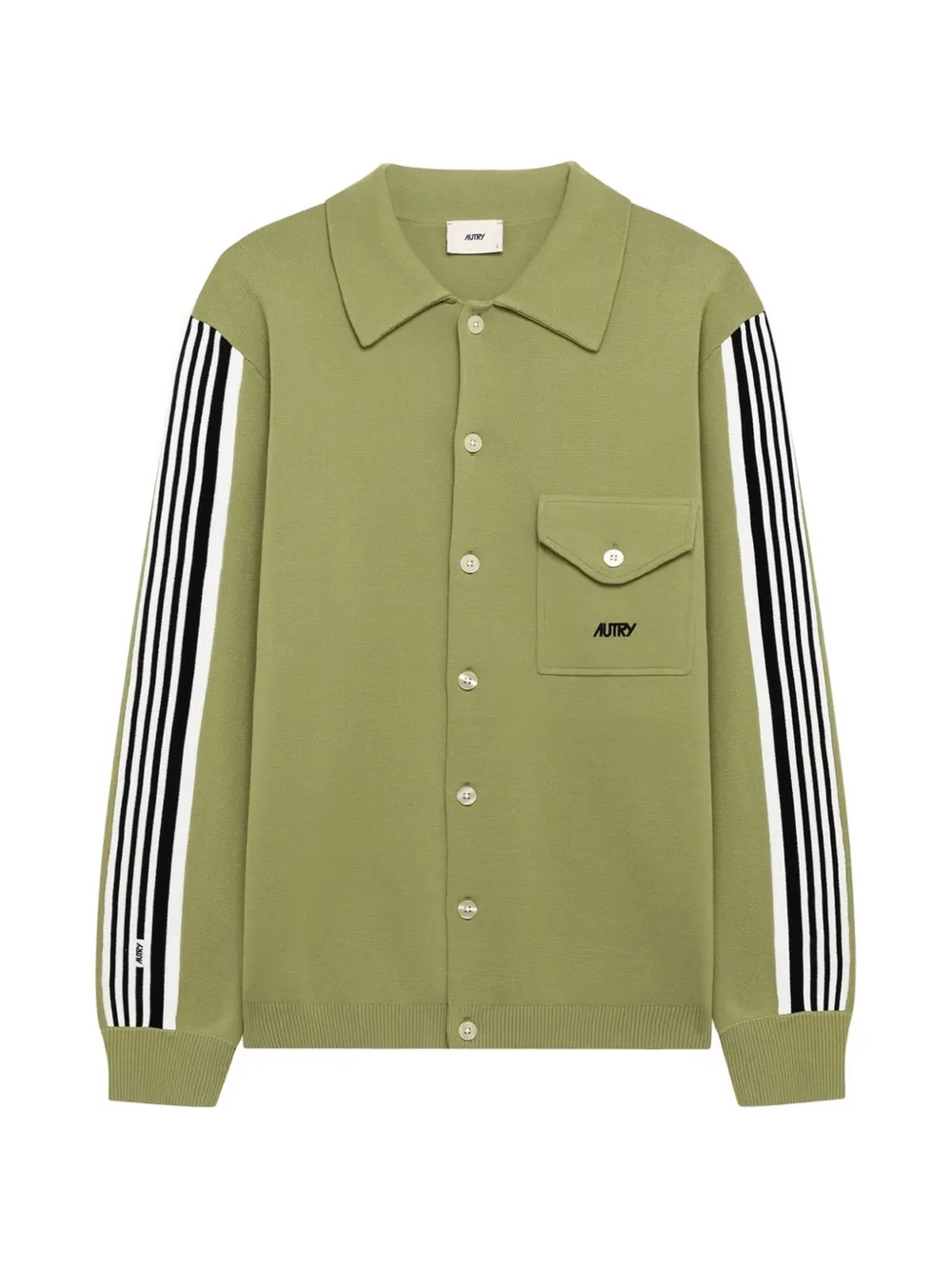 Autry fine-knit cardigan - Verde