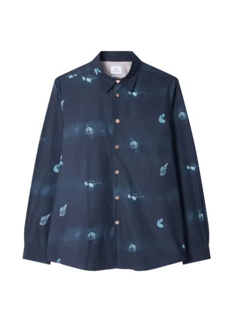 PS Paul Smith Sunbleached Snaps poplin shirt