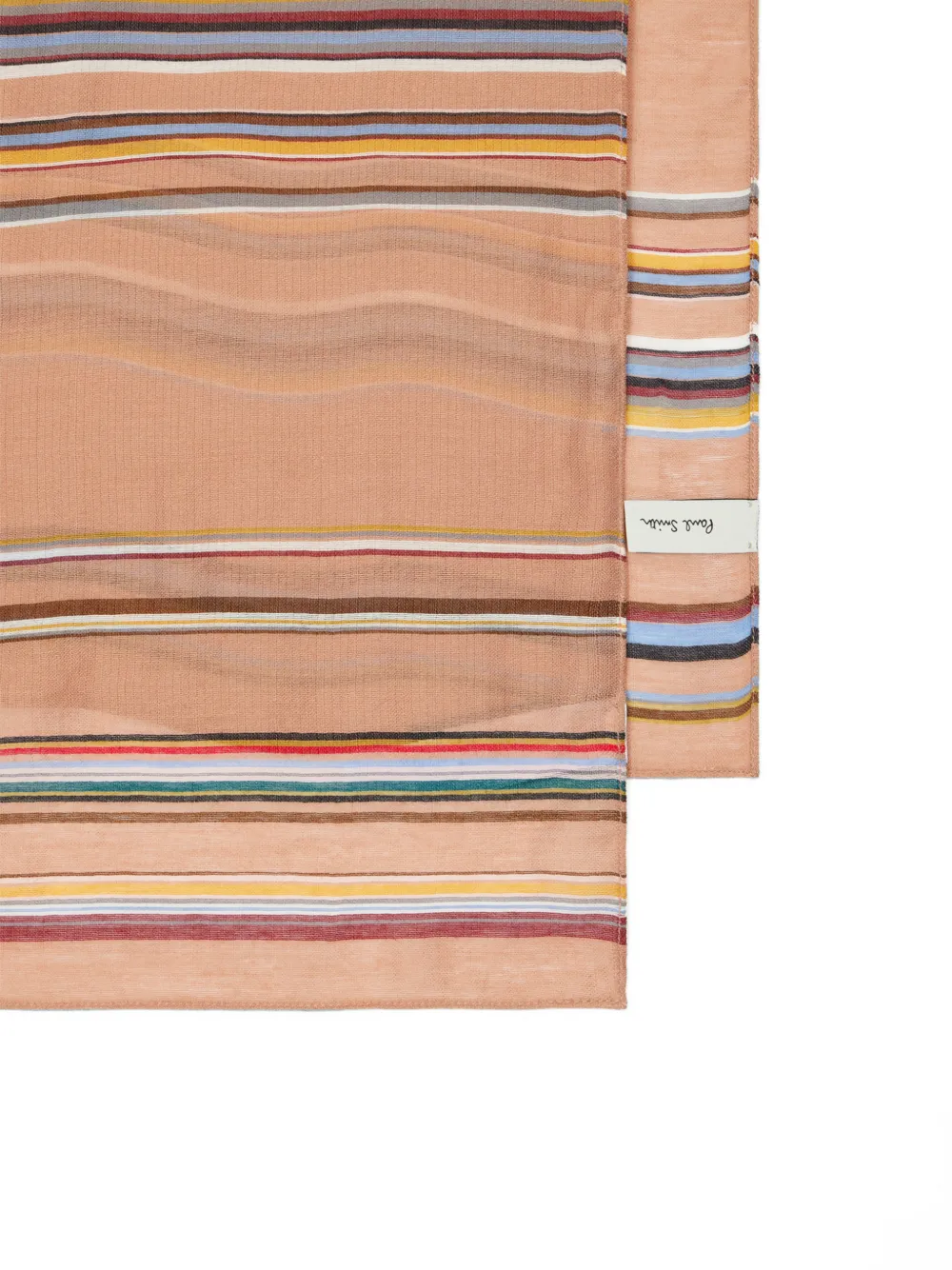  Paul Smith Striped Scarf - Neutrals 