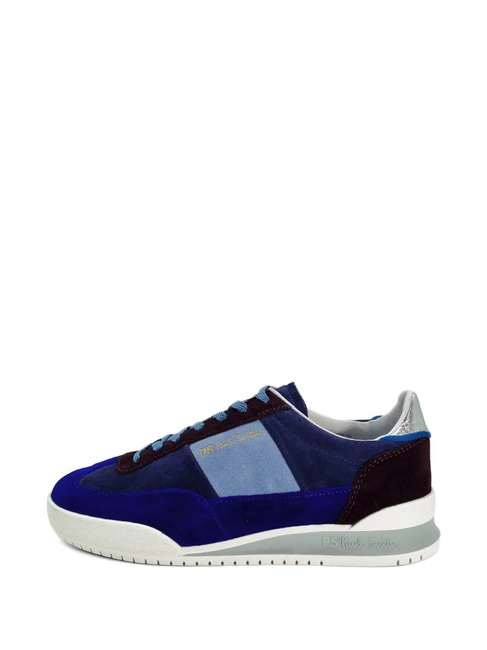 Paul Smith Sneakers met suède vlakken Blauw