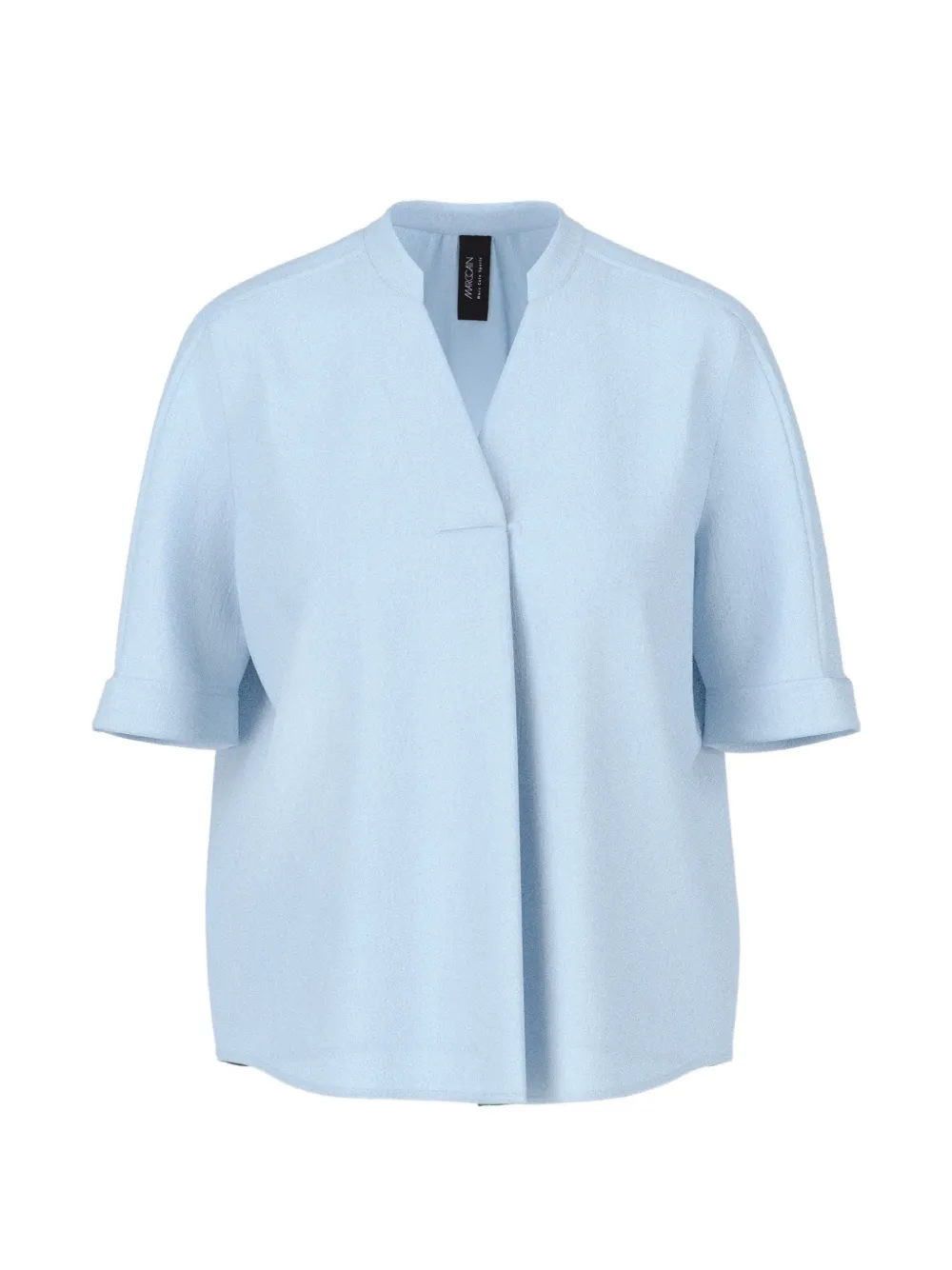 MARCCAIN short-sleeved blouse - Blu