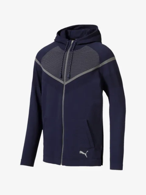 PUMA chamarra con cierre y capucha