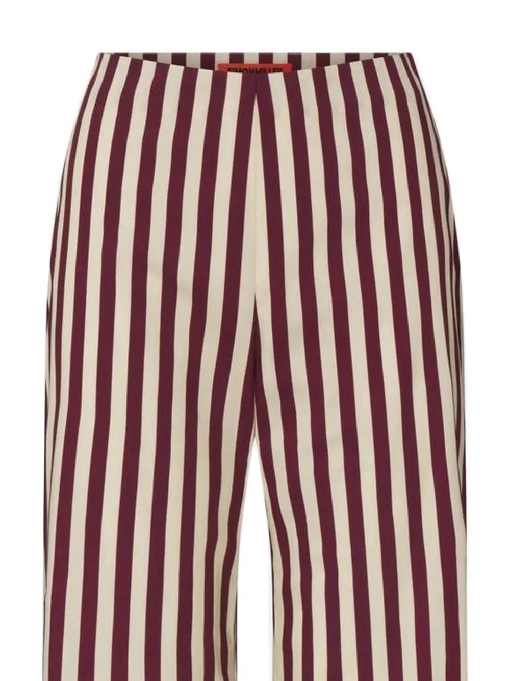  Simon Miller Pia Striped Poplin Trousers - Red 
