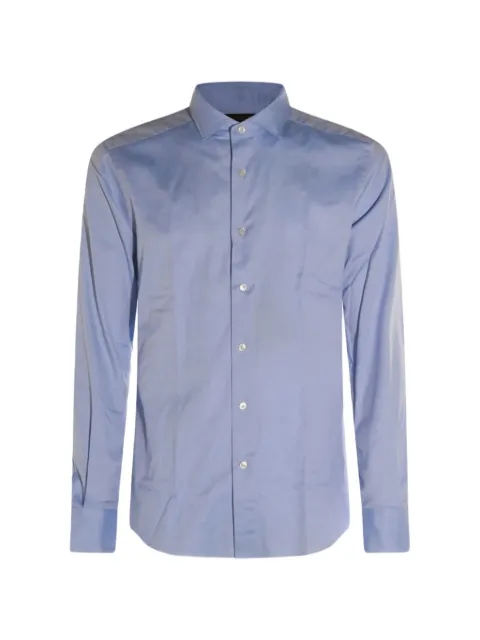slowear long-sleeved cotton shirt