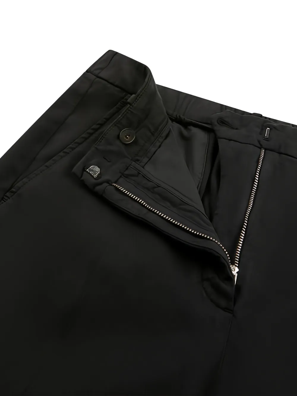 Incotex Broek met riemlussen Zwart