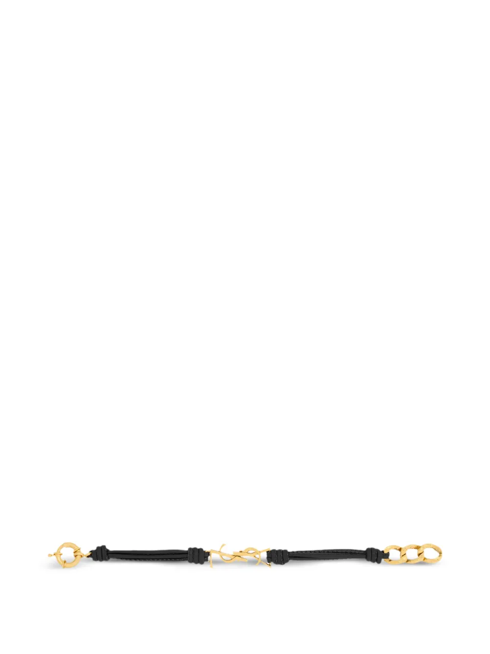 Saint Laurent logo bracelet - Gold