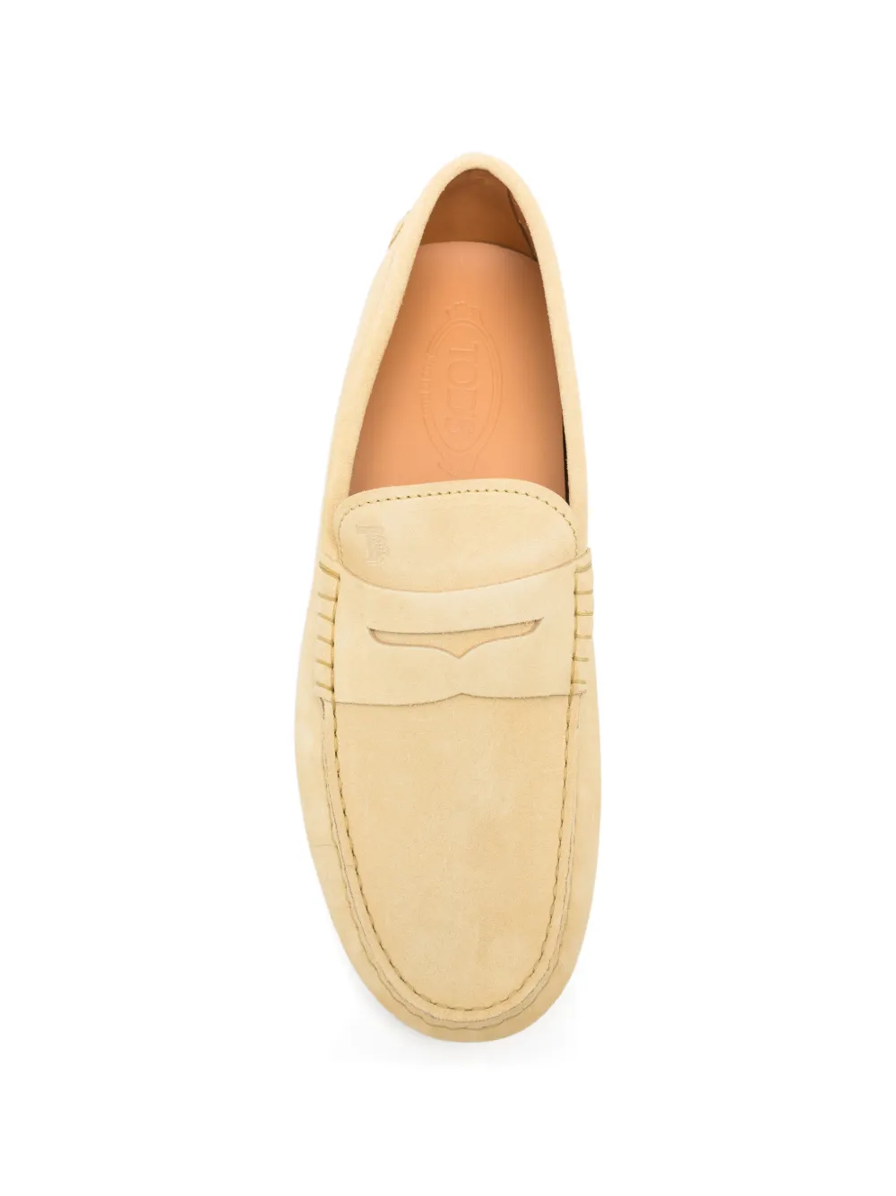 Tod's Gommino Bubble leather loafers Geel