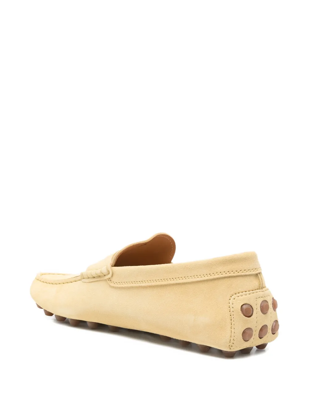 Tod's Gommino Bubble leather loafers Geel