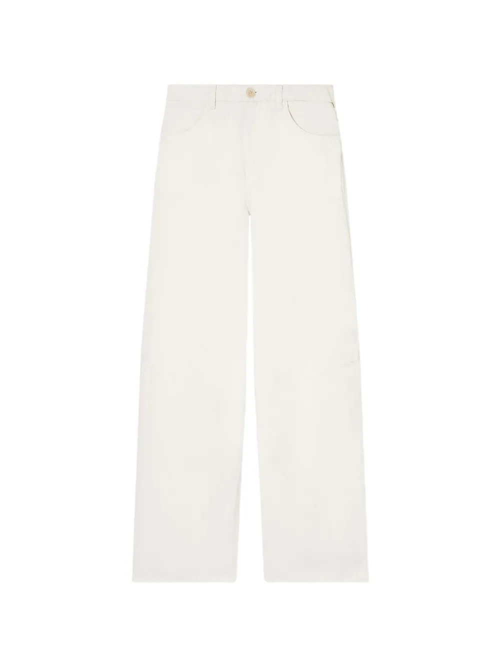 Emporio Armani button five-pockets jeans - Bianco