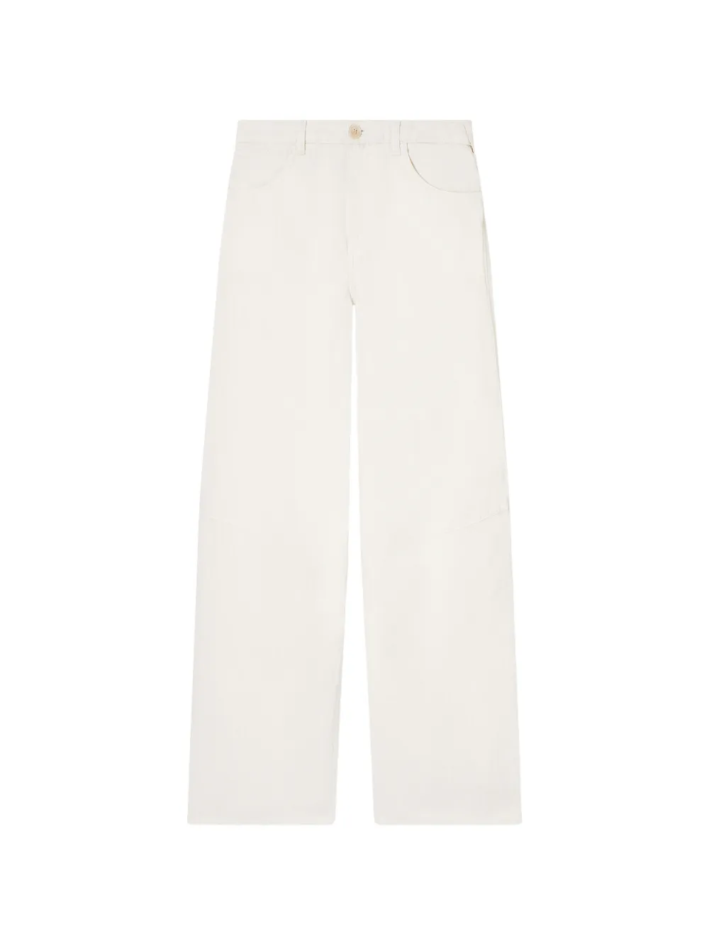 Emporio Armani Jeans met vijf zakken en knopen Wit