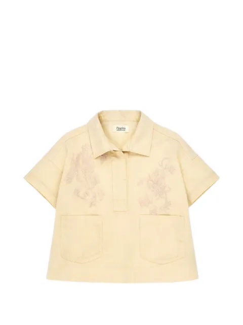 PSOPHIA blusa con diseño bordado