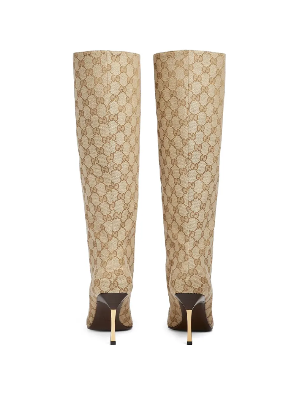 Gucci monogram boots Beige