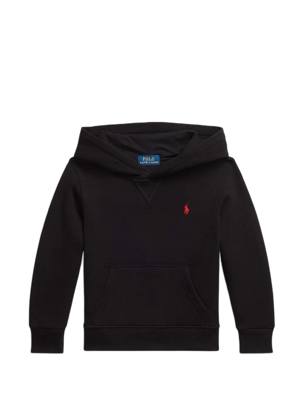 POLO RALPH LAUREN KIDS kangaroo pocket hoodie - Schwarz