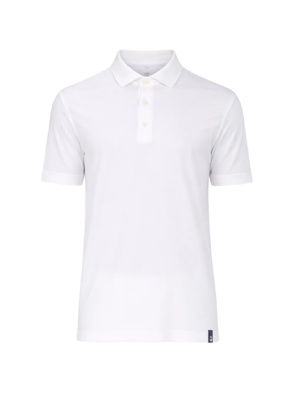 Drumohr buttoned polo shirt - Weiß