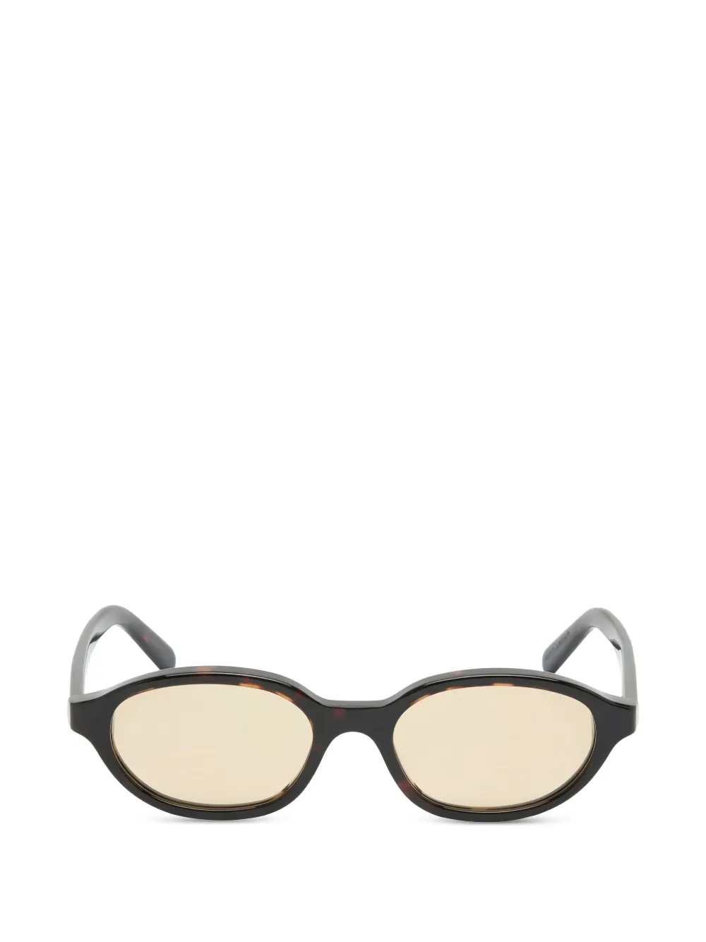Retrosuperfuture x MM6 oval-frame sunglasses - Marrone