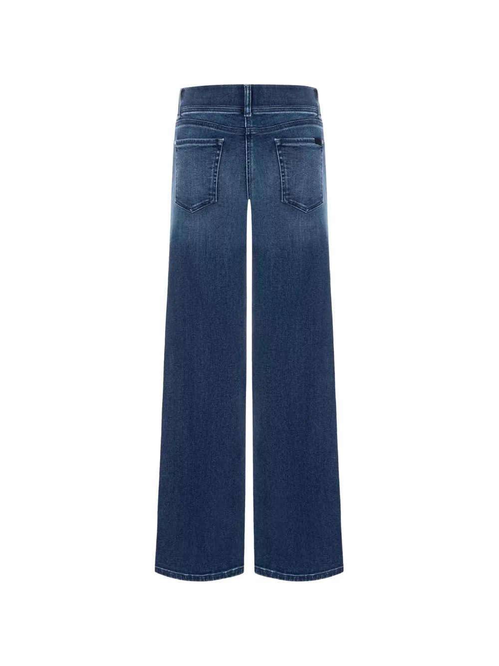  Cambio Elasticated-waist Wide-leg Jeans - Blue 