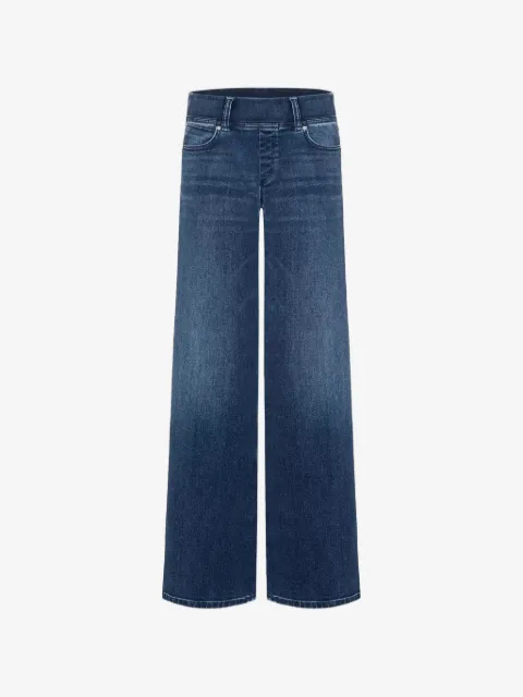 Cambio jeans anchos con pretina elástica