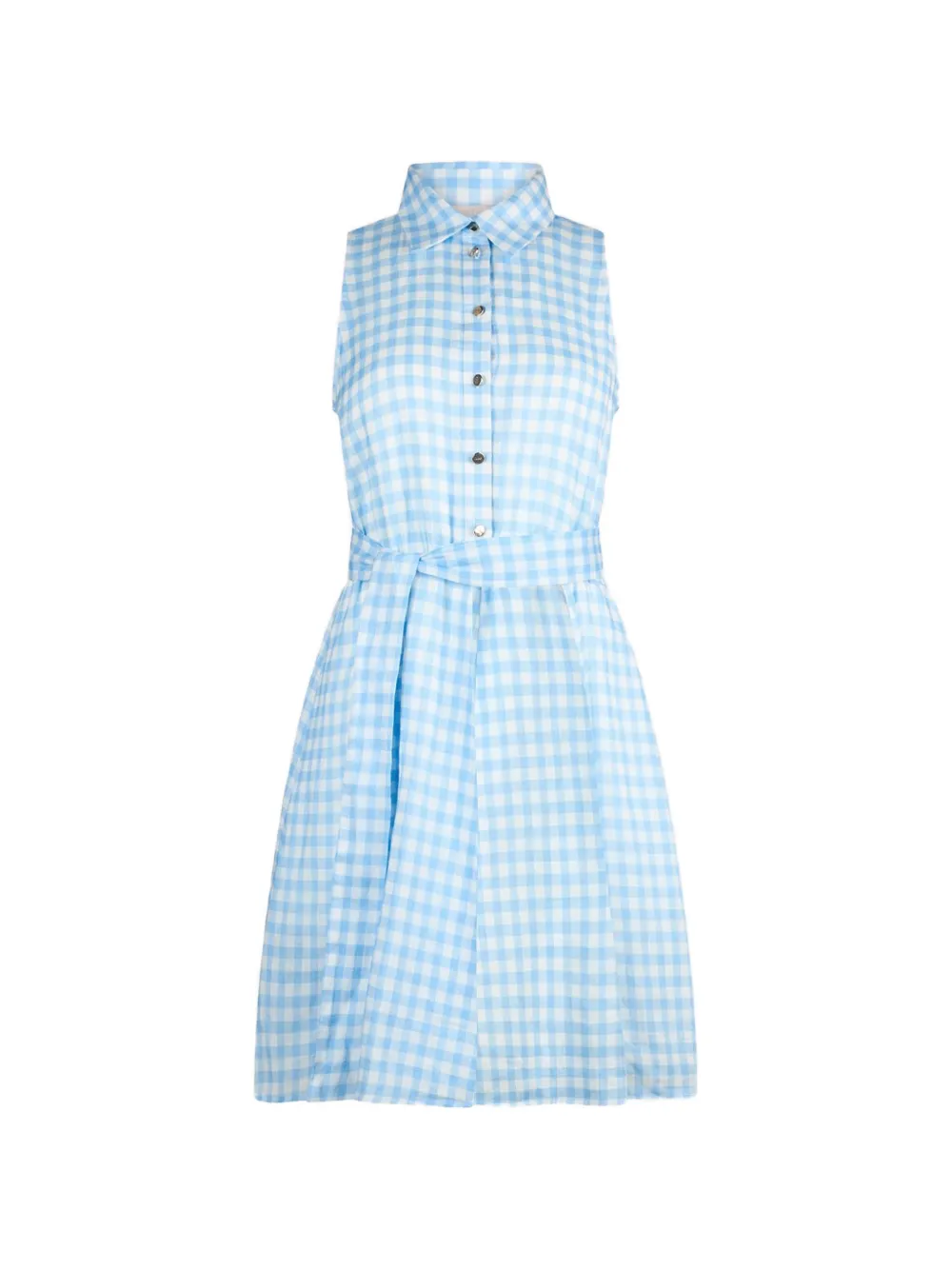 LIU JO vichy belted dress - Blu