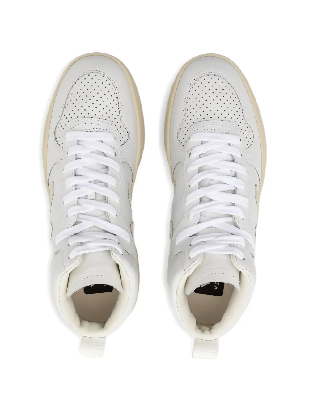 VEJA V-15 panelled sneakers Beige