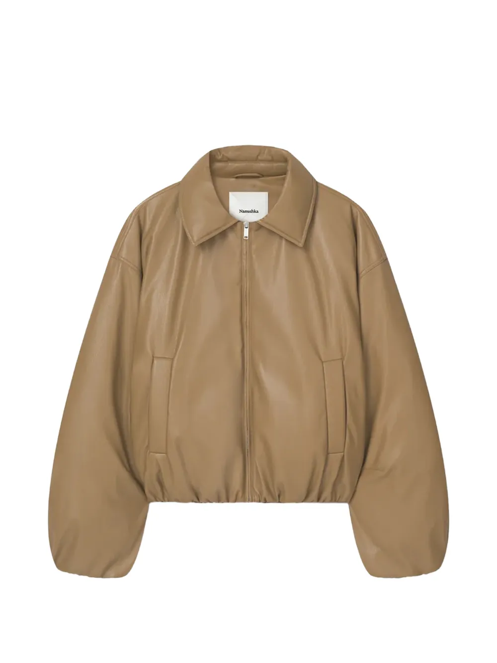 Nanushka Asger balloon jacket - Nude