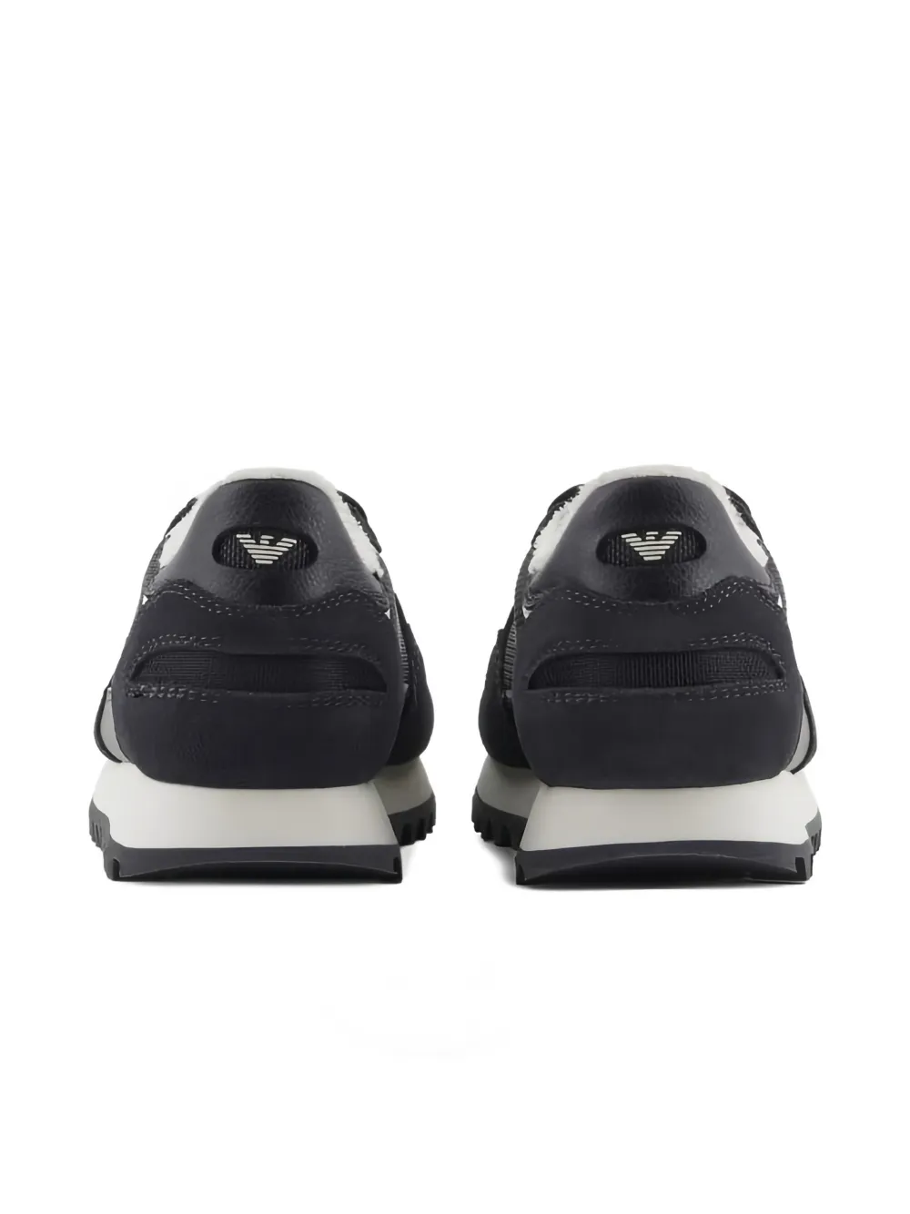 Emporio Armani Kids Eagle Patch sneakers Blauw