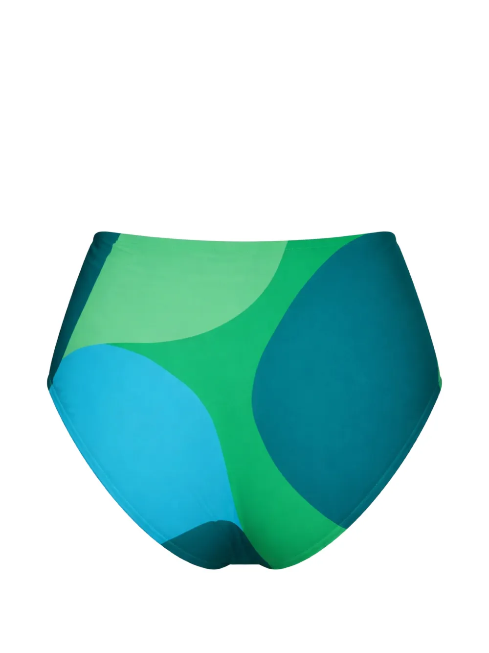 Seafolly Bikinislip met geometrische print Blauw
