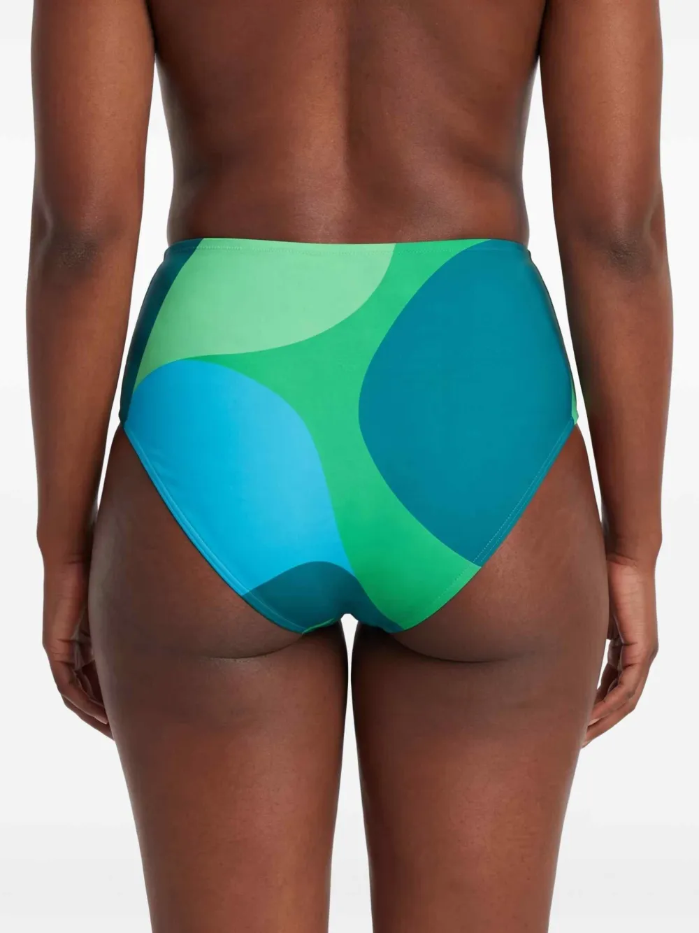 Seafolly Bikinislip met geometrische print Blauw
