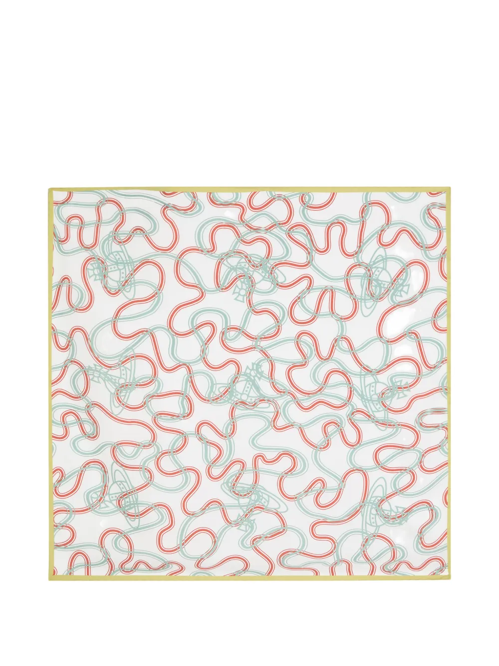 Vivienne Westwood patterned scarf - Bianco