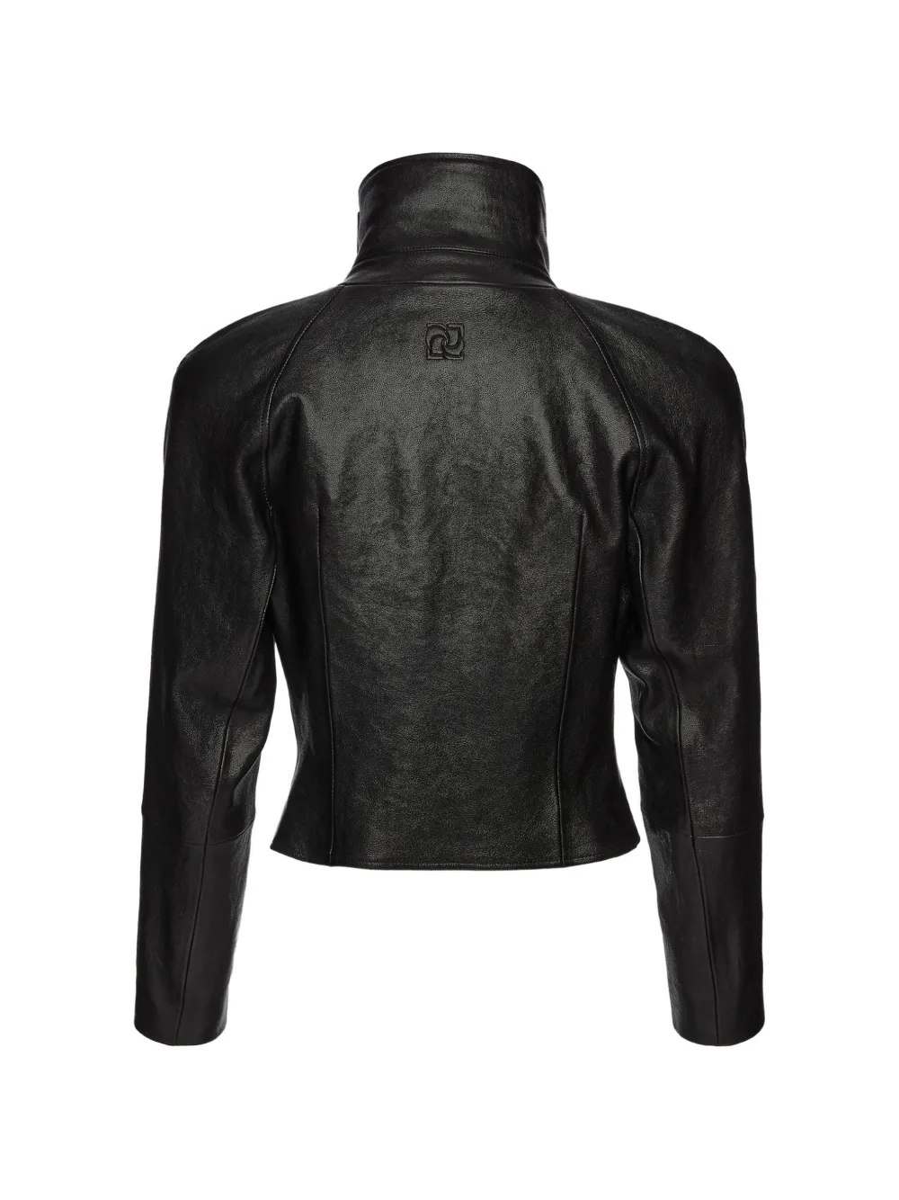  Magda Butrym High-collar Cropped Jacket - Black 