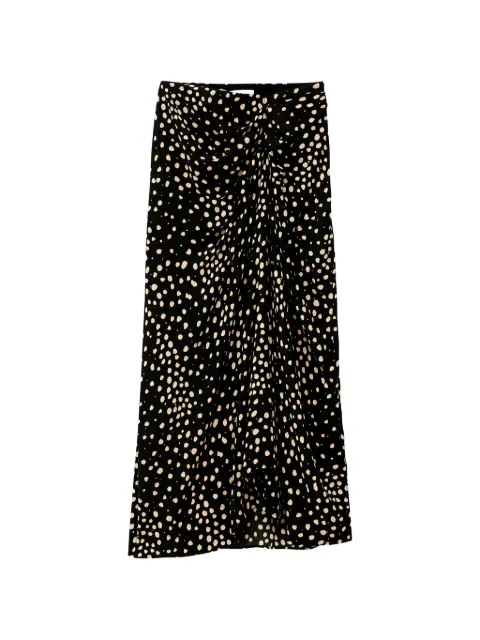 Ba&Sh Dopera polka-dot midi skirt