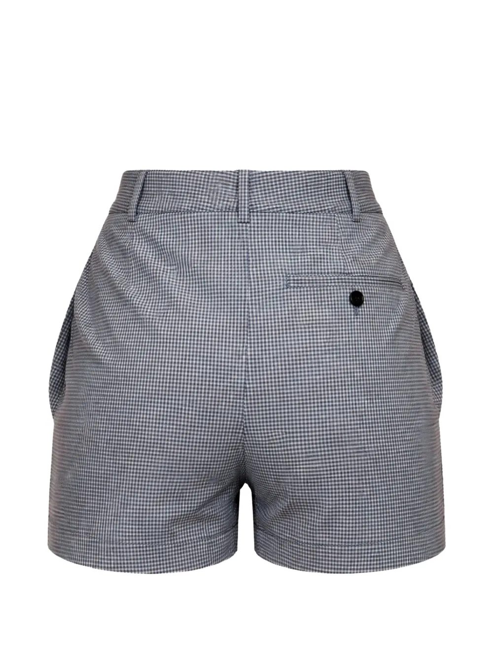  Vivienne Westwood Gingham-pattern Shorts - Blue 