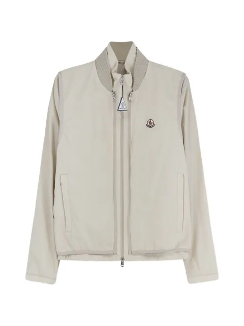 Moncler zip-up logo jacket