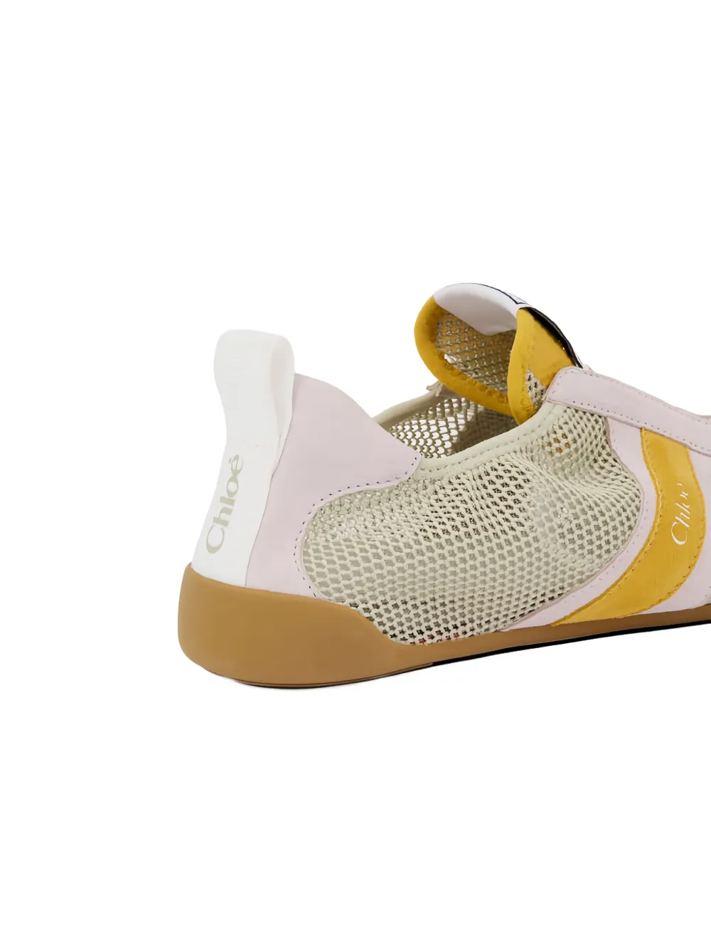 Chloé Kick sneakers met logodetail Beige