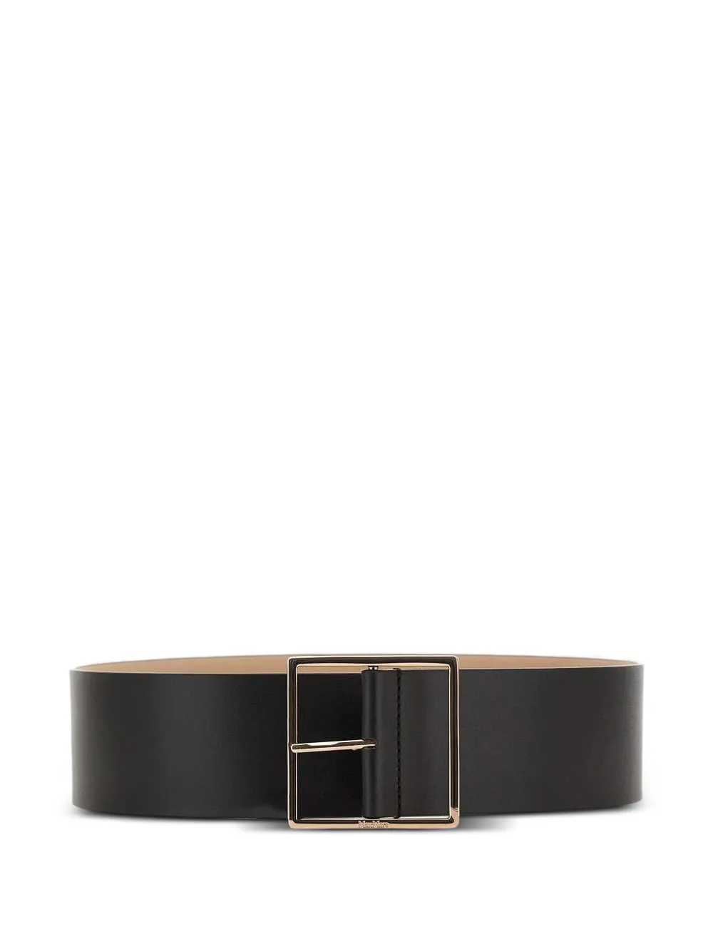 Max Mara square-buckle belt - Nero