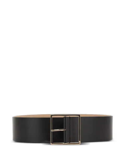 Max Mara square-buckle wide belt