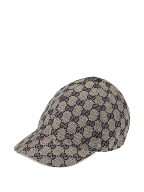 Gucci Kids gg-pattern curved peak hat