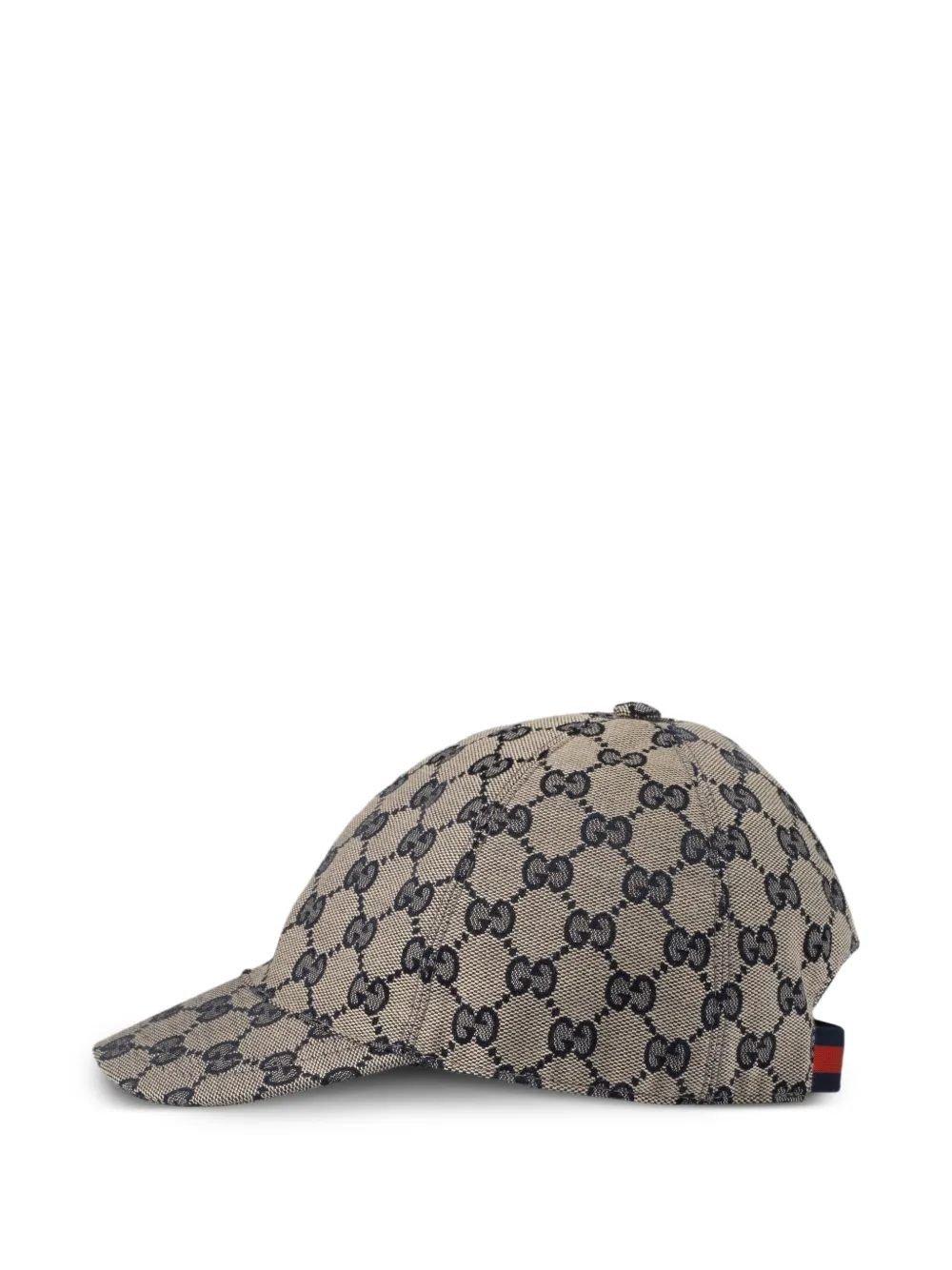  Gucci Kids Gg-pattern Curved Peak Hat - Neutrals 