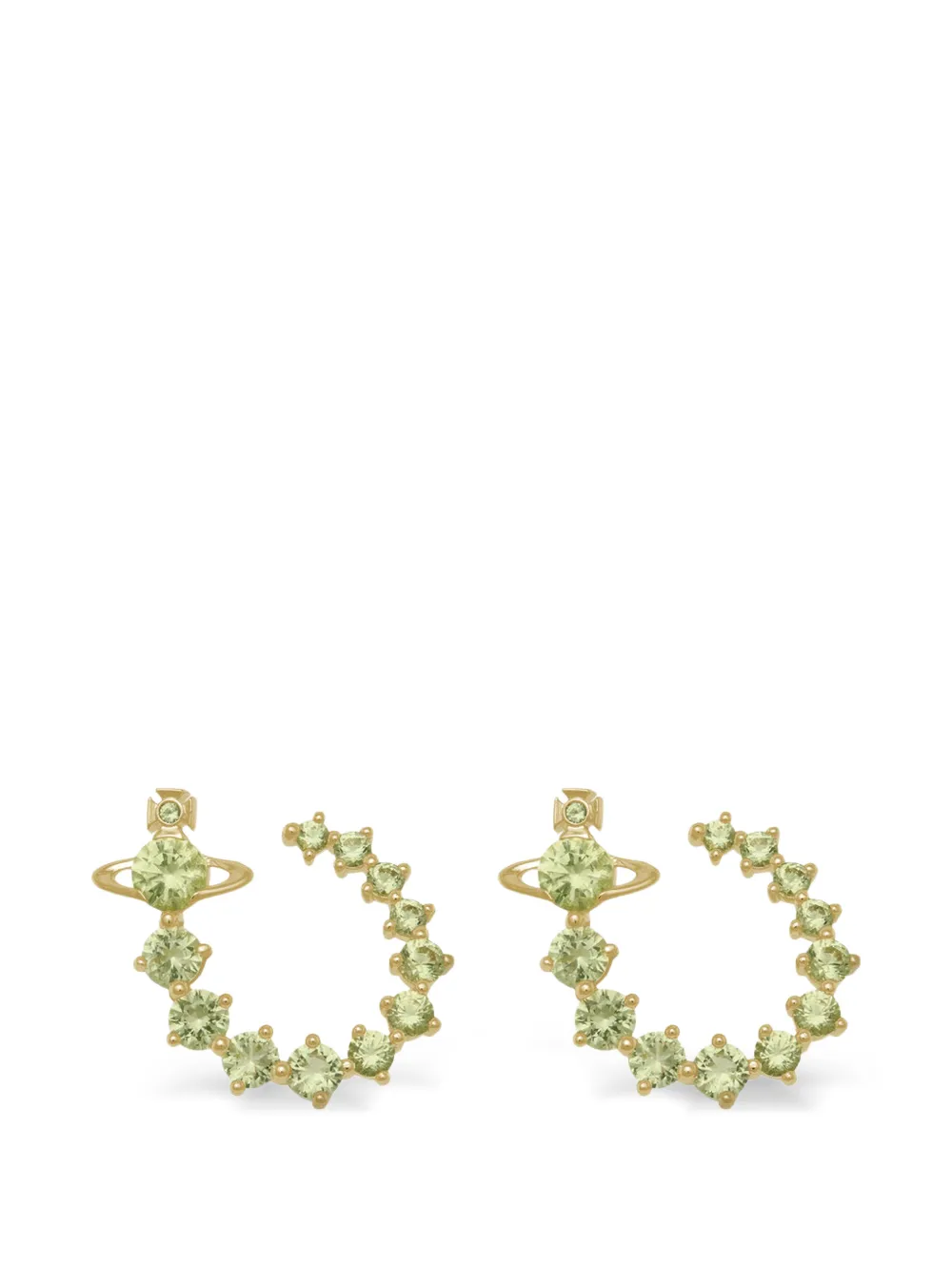 Vivienne Westwood Lydia orb stone earrings - Oro