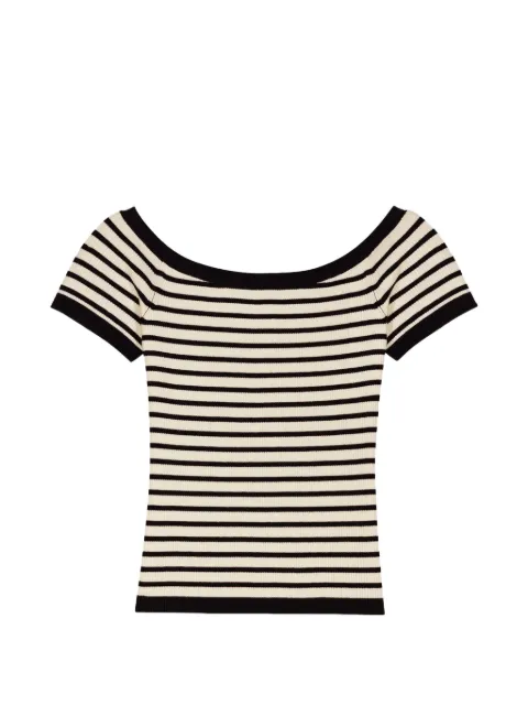 Maje t-shirt à rayures