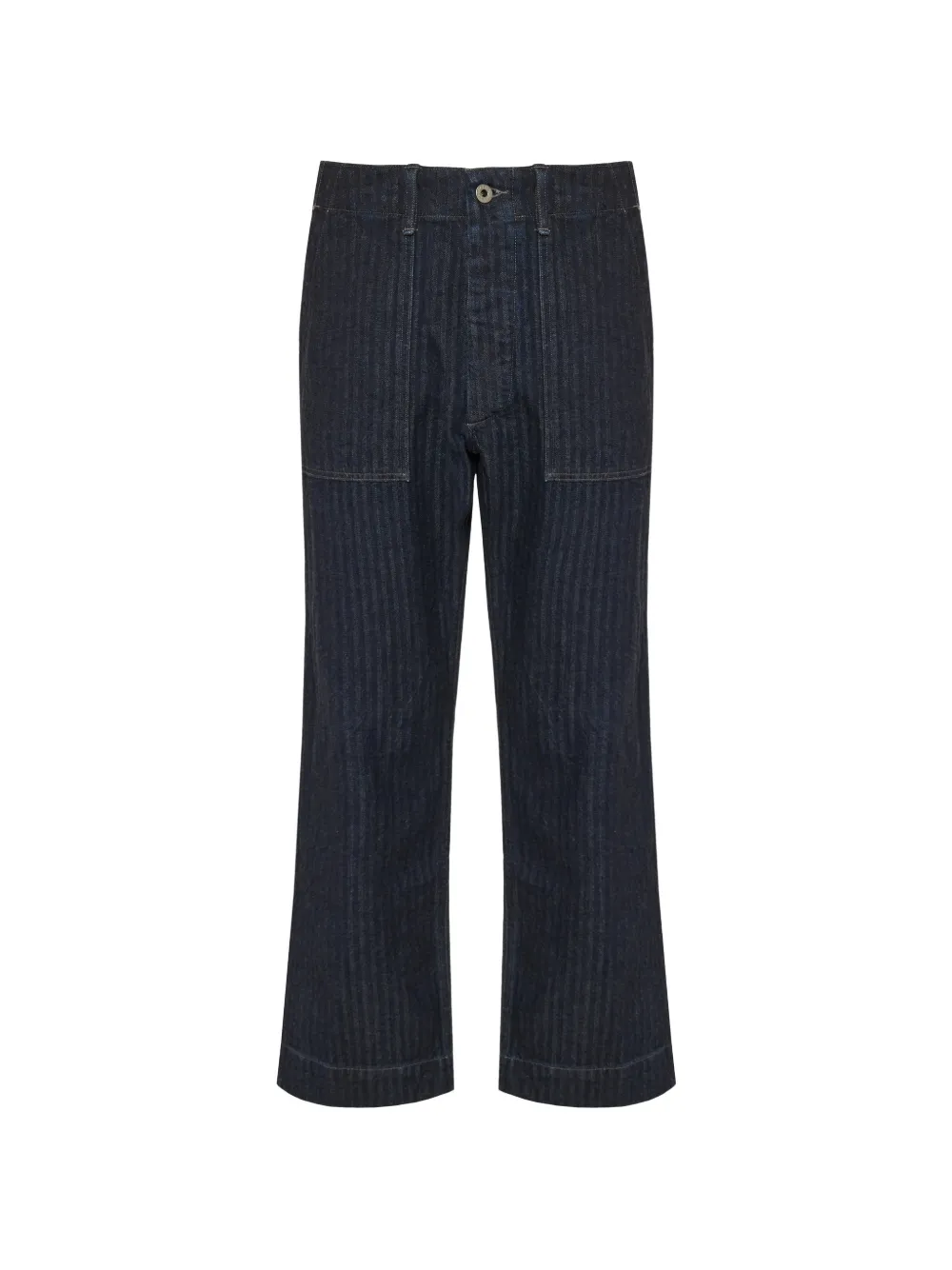 Ralph Lauren RRL patch-pocket cropped jeans - Blu