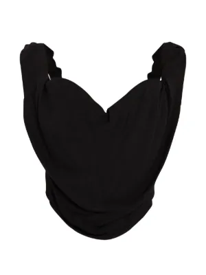 Vivienne Westwood ブラックパフスリーブベアトップ Vivienne Westwood パフスリーブ シャツ | ブラック | FARFETCH JP