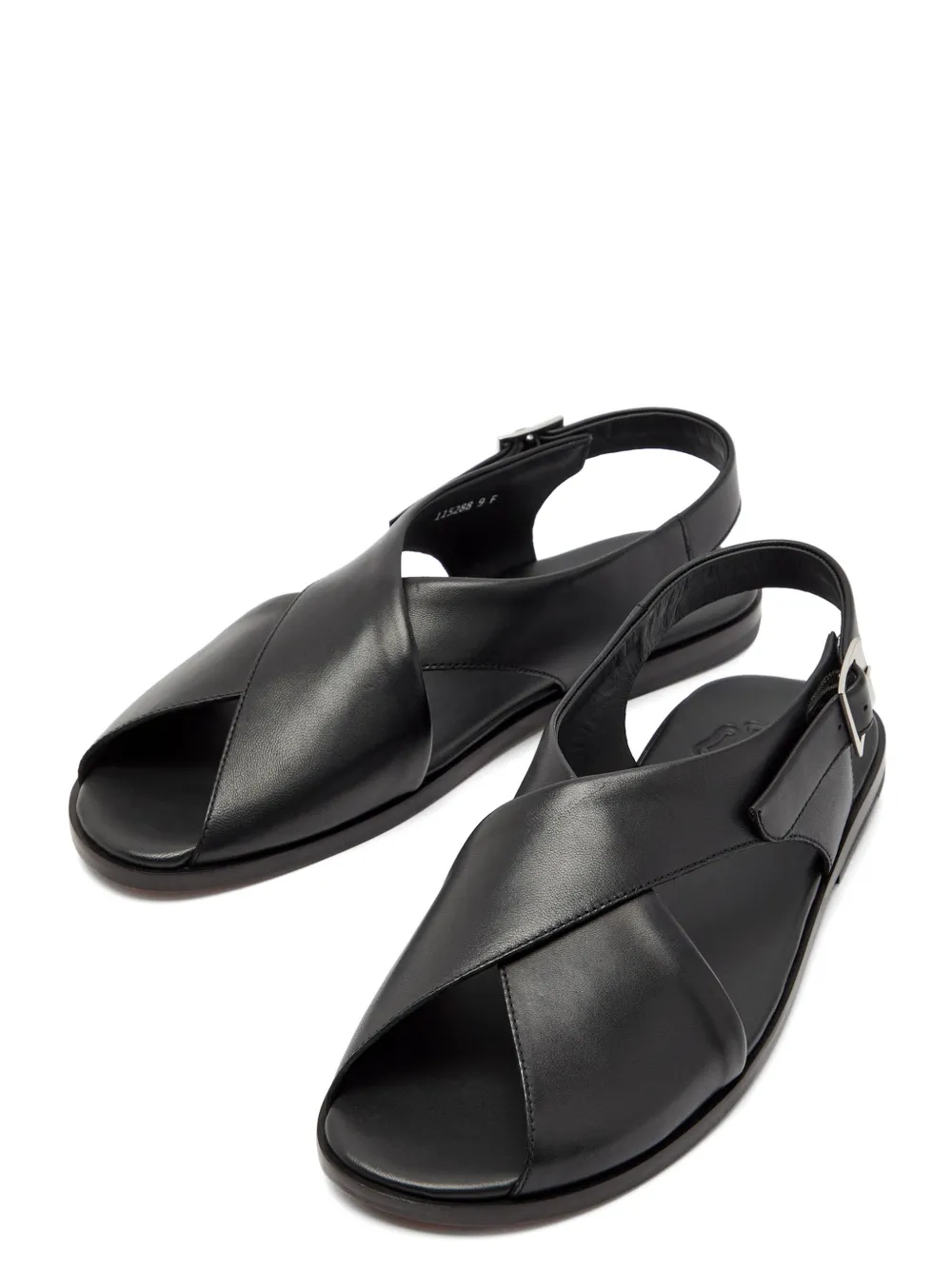 Grenson Micah leather sandals Zwart