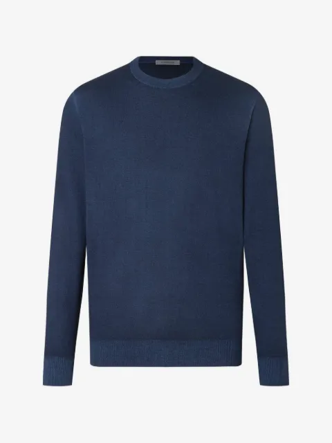 Corneliani ribbed crew neck sweater