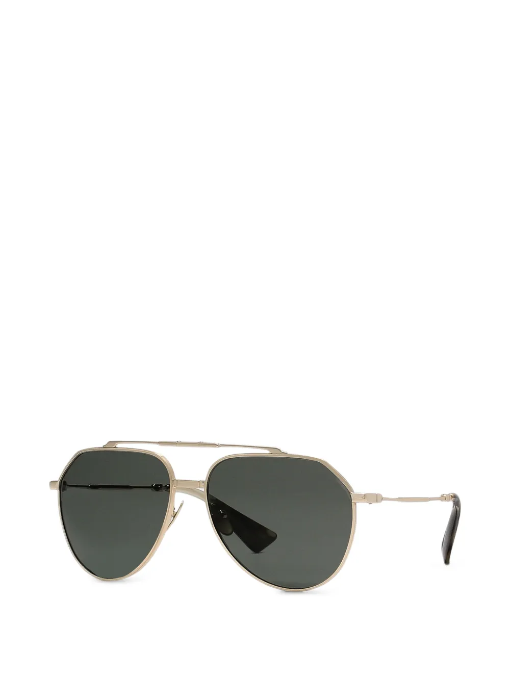  Dolce & Gabbana Eyewear Stefano Pilot-frame Sunglasses - Gold 