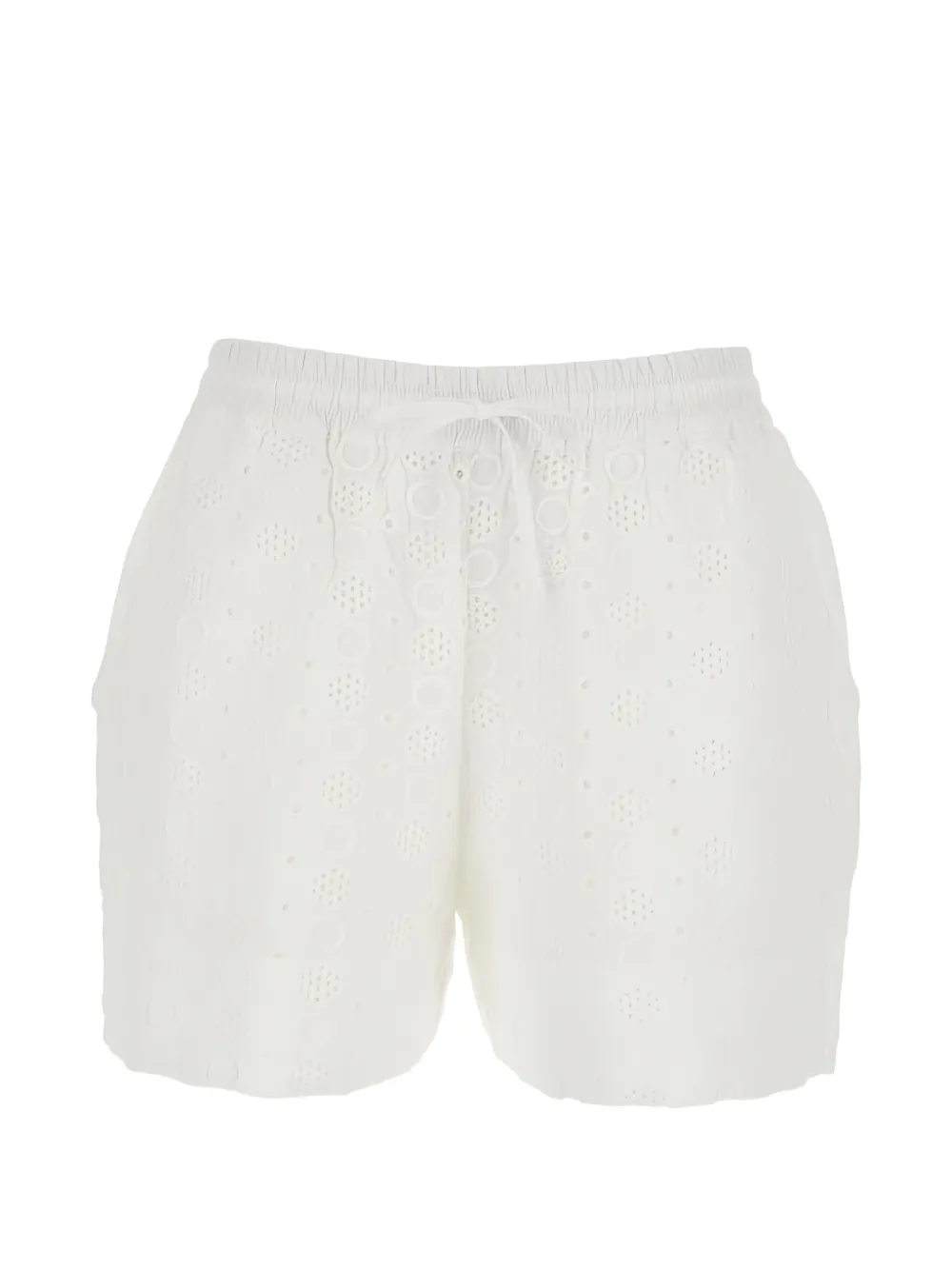PINKO drawstring-fastening shorts - White
