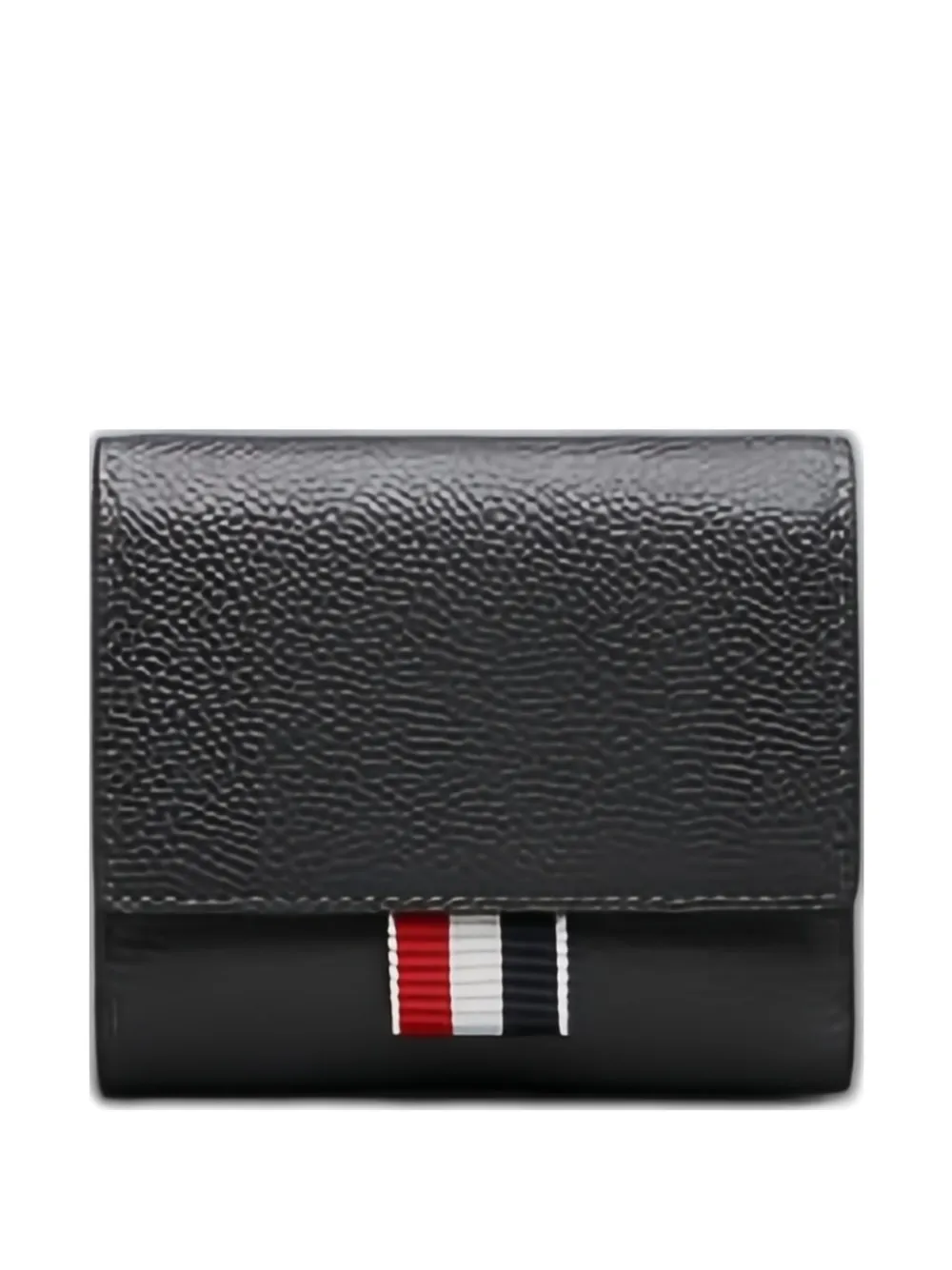 Thom Browne small pebble-grain wallet - Grigio