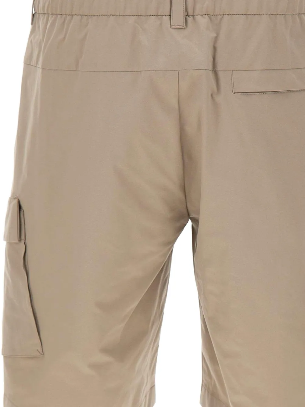 Herno Geplooide cargo shorts Beige